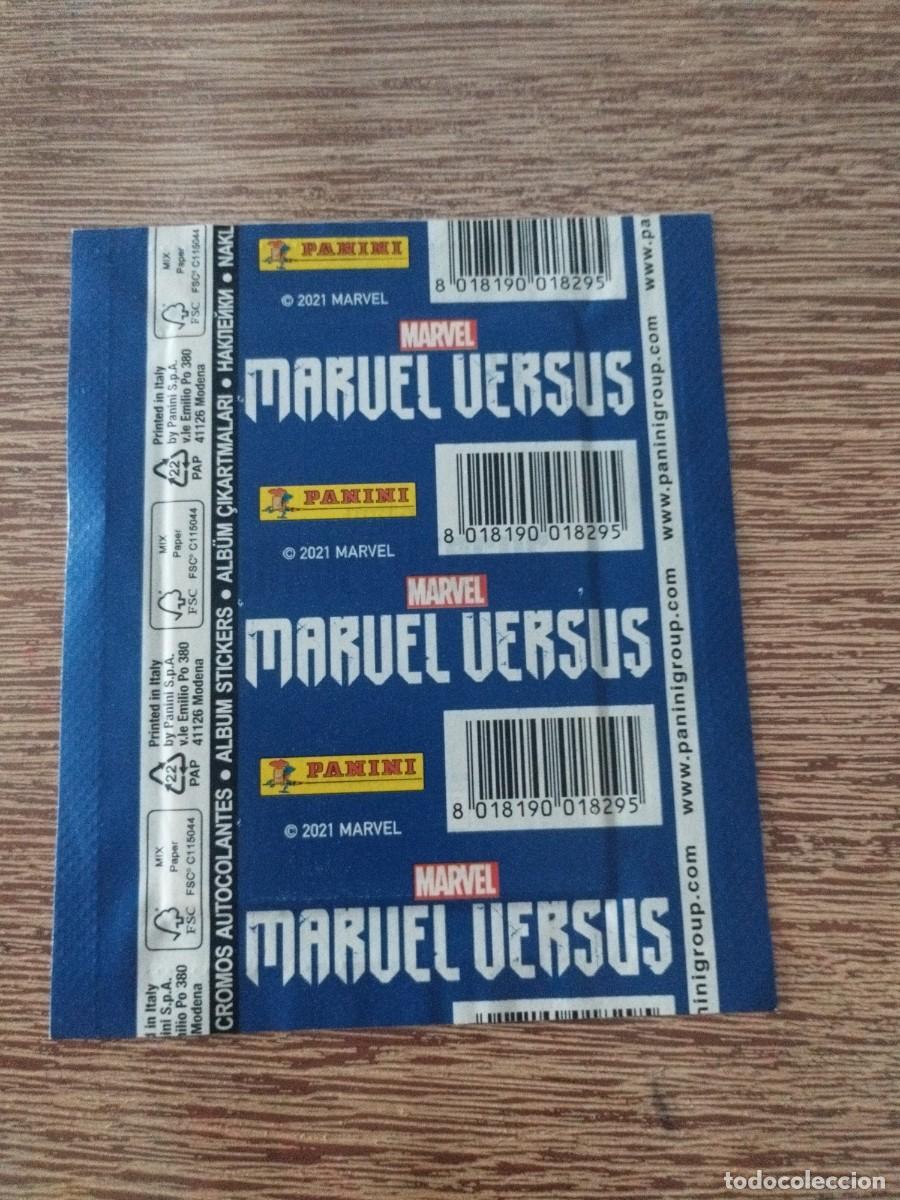 Coleccionismo cromos antiguos: Marvel Versus - Sobre Sin Abrir - Panini 2021 - Foto 2