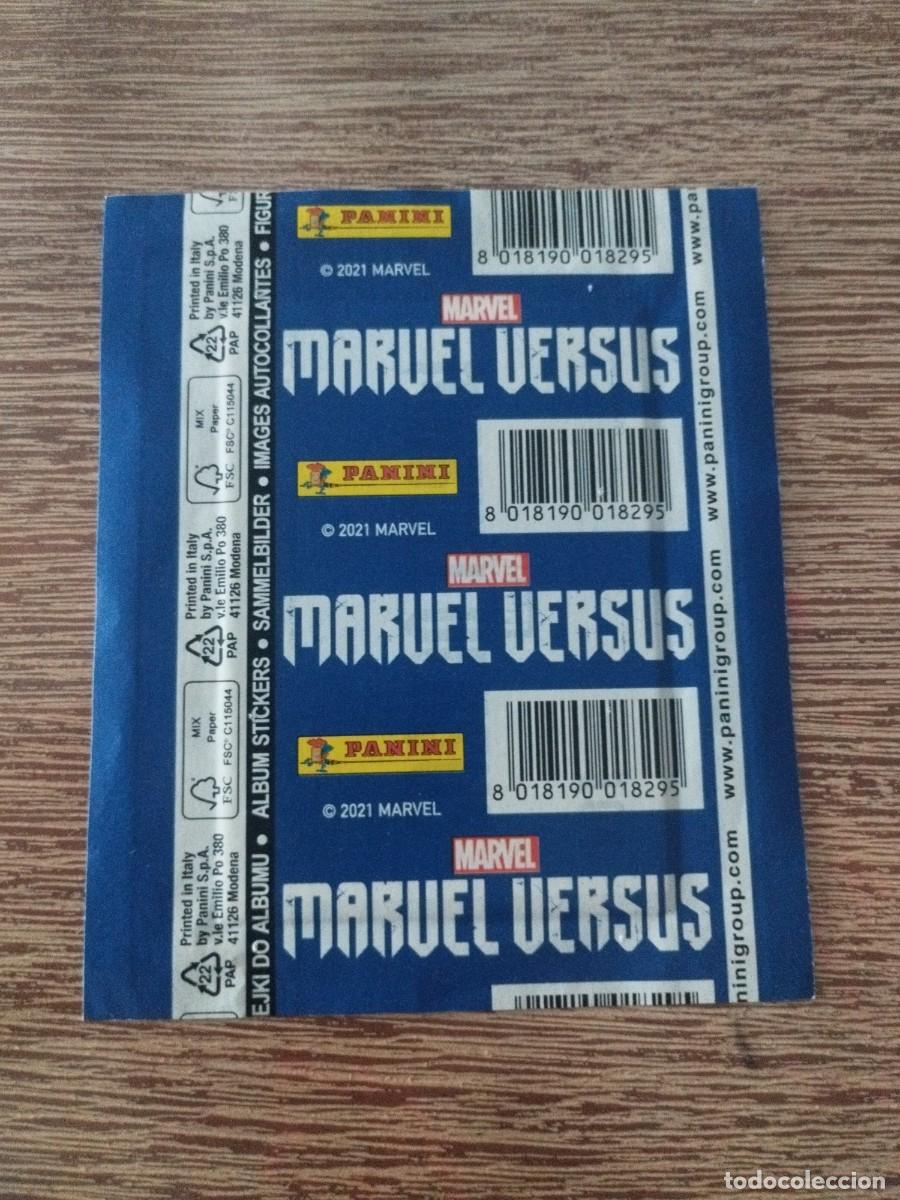 Coleccionismo cromos antiguos: Marvel Versus - Sobre Sin Abrir - Panini 2021 - Foto 2