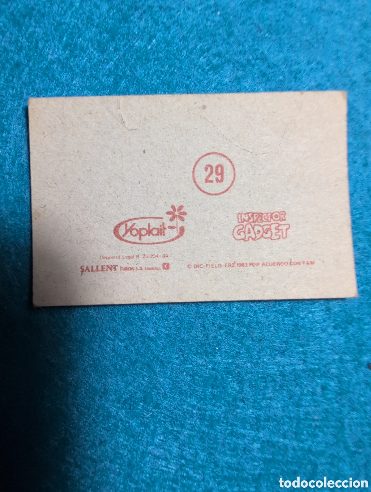 Coleccionismo cromos antiguos: Cromo 29. Inspector gadget YOPLAIT - Foto 2