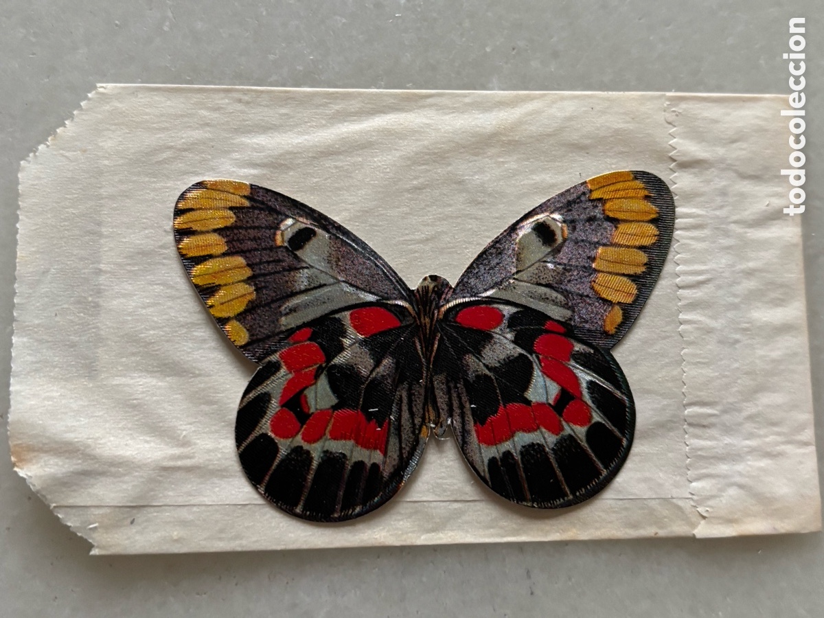 Coleccionismo cromos antiguos: Sobre mariposas de panrico n&uacute;mero 29 - Foto 1