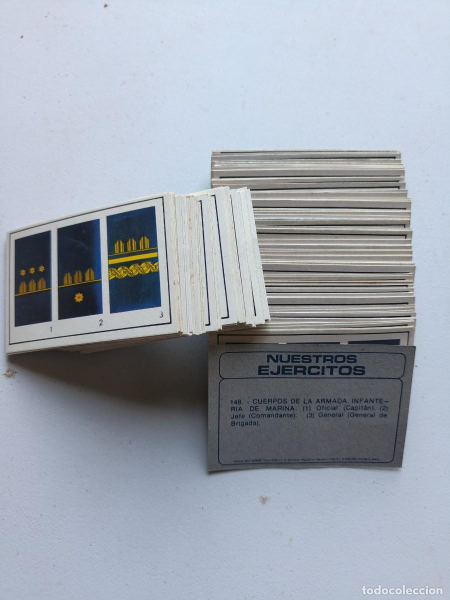 Coleccionismo cromos antiguos: LOTE 1418- COLECCI&Oacute;N COMPLETA NUESTROS EJERCITOS - Foto 1