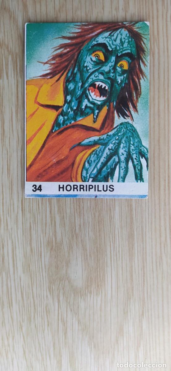 Coleccionismo cromos antiguos: CROMO SUPER MONSTRUOS N&deg;34 HORRIPILUS - Foto 1