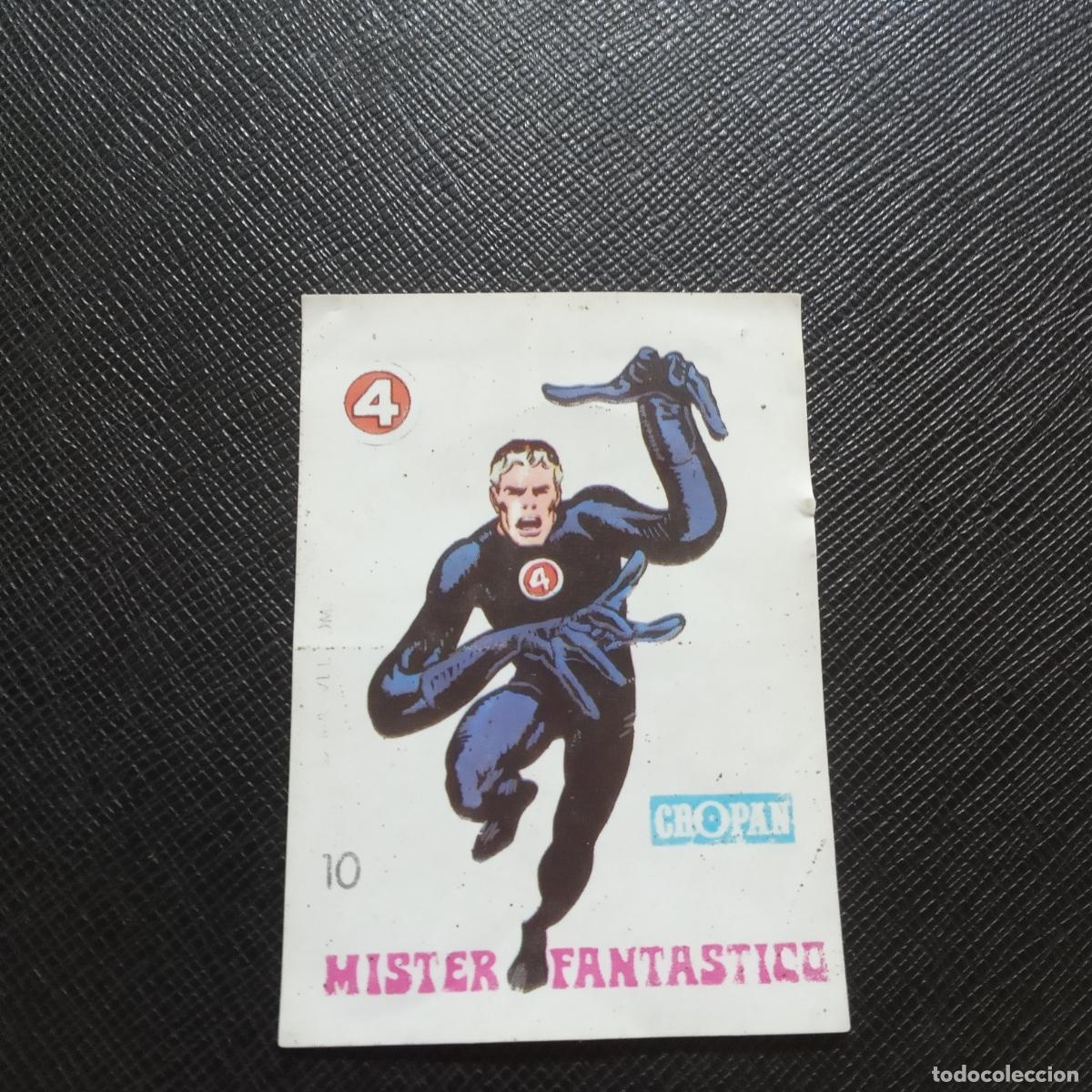Coleccionismo Cromos antiguos: 10 MISTER FANTASTICO CROPAN DESCUBRE A TUS HEROES FANTASTICOS 1975 - SIN PEGAR - A126 PG397