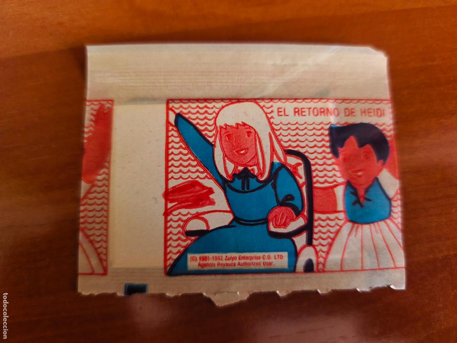 Sammeln alte Sammelbilder: SOBRE SIN ABRIR DE EL RETORNO DE HEIDI DE REYAUCA