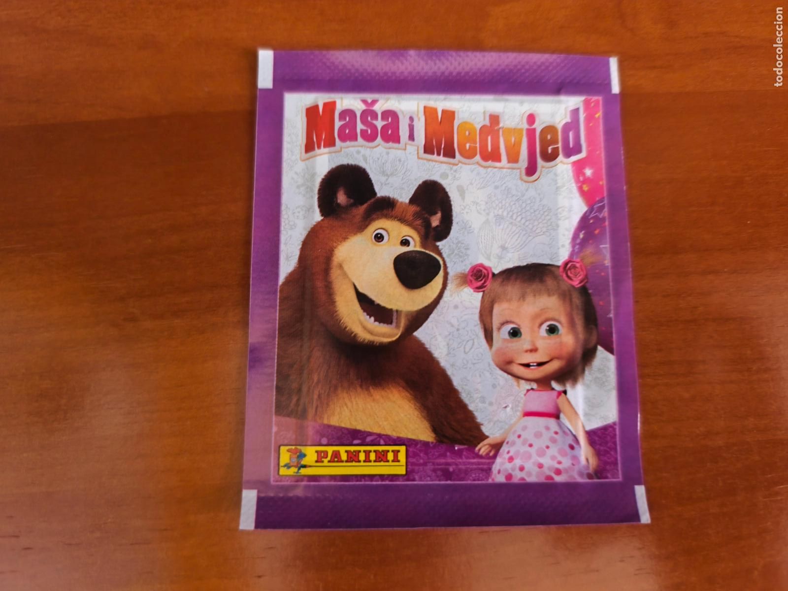Coleccionismo Cromos antiguos: SOBRE SIN ABRIR DE MASHA Y EL OSO DE PANINI