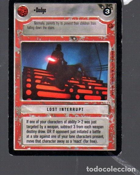 Coleccionismo cromos antiguos: CROMO STAR WARS N&ordm; 3 DODGE SIN PEGAR - Foto 1