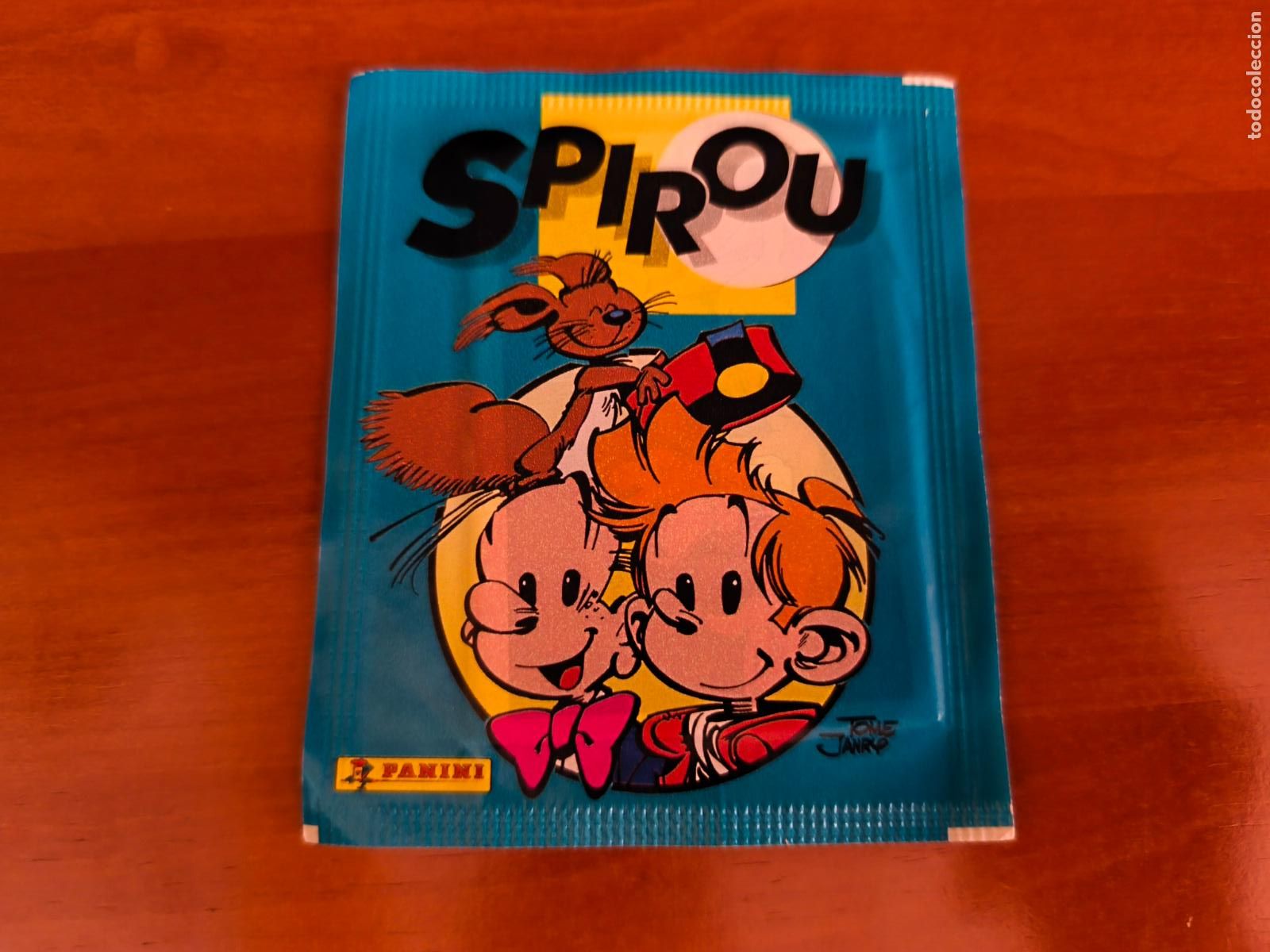 Coleccionismo Cromos antiguos: SOBRE SIN ABRIR DE SPIROU DE PANINI