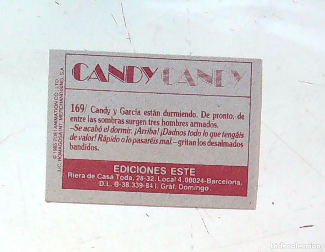 Coleccionismo cromos antiguos: candy candy ediciones este nuevo nunca pegado sin usar n 169 - Foto 2
