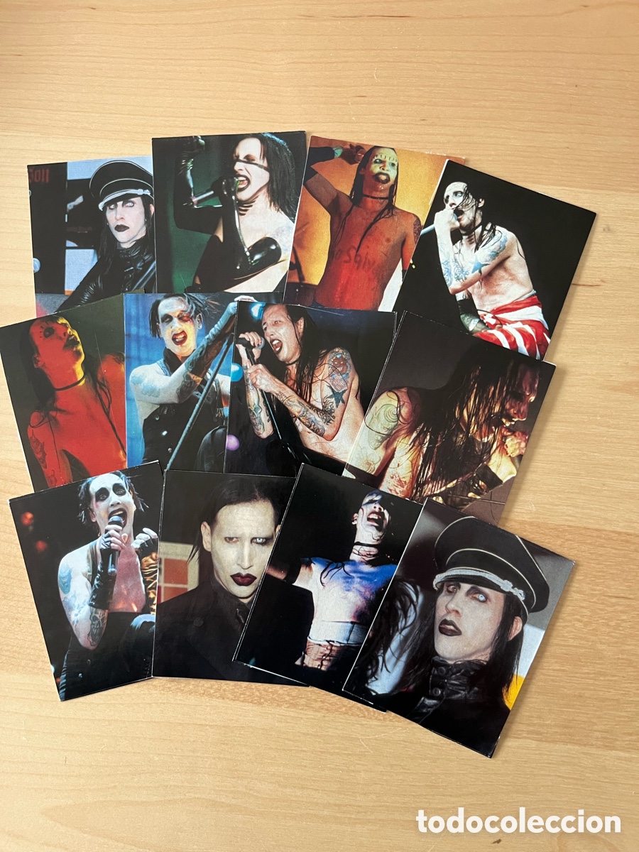 Coleccionismo cromos antiguos: MARILYN MANSON CROMOS. - Foto 1