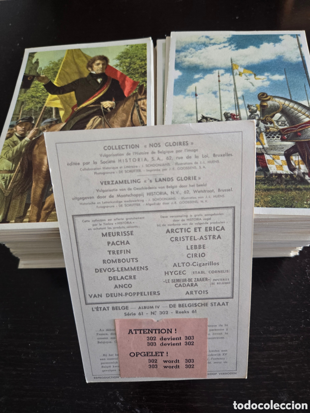 Coleccionismo cromos antiguos: 500 c colecci&oacute;n &rdquo;nos GLOIRES) - Foto 4
