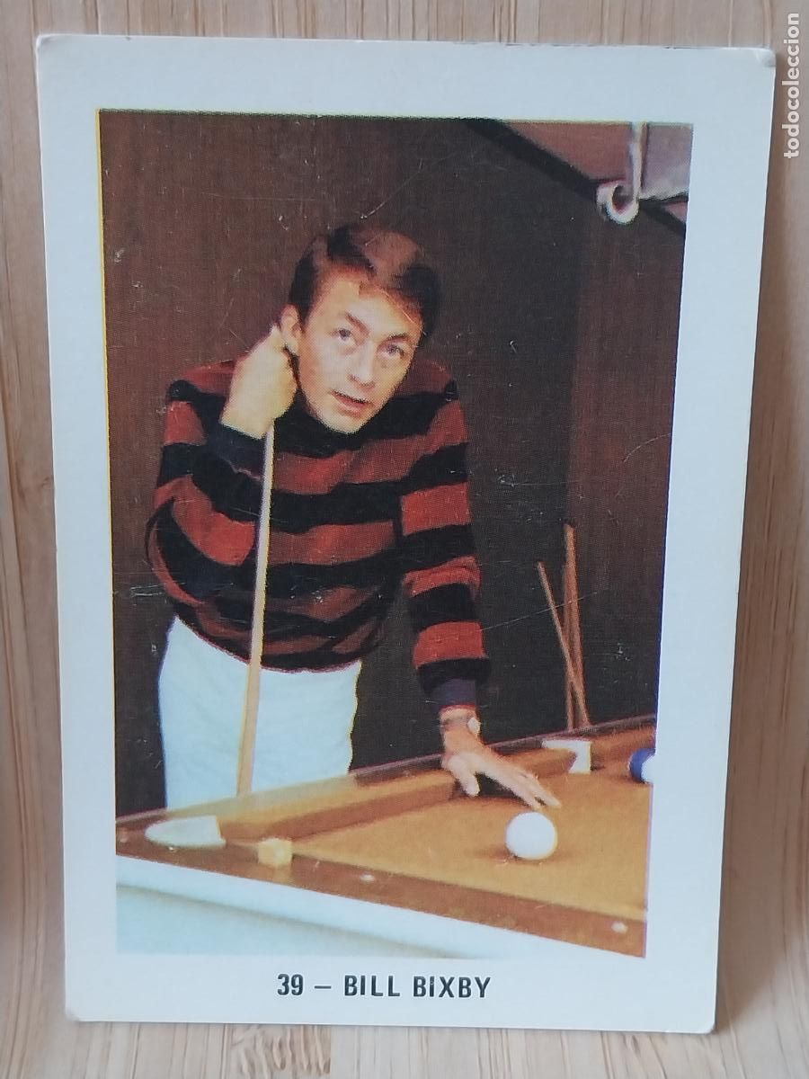 Coleccionismo Cromos antiguos: BILL BIXBY GALERIA ARTISTAS 1971 FHER CROMO 39 SIN PEGAR NUNCA 7X4.7CMS ORIGINAL