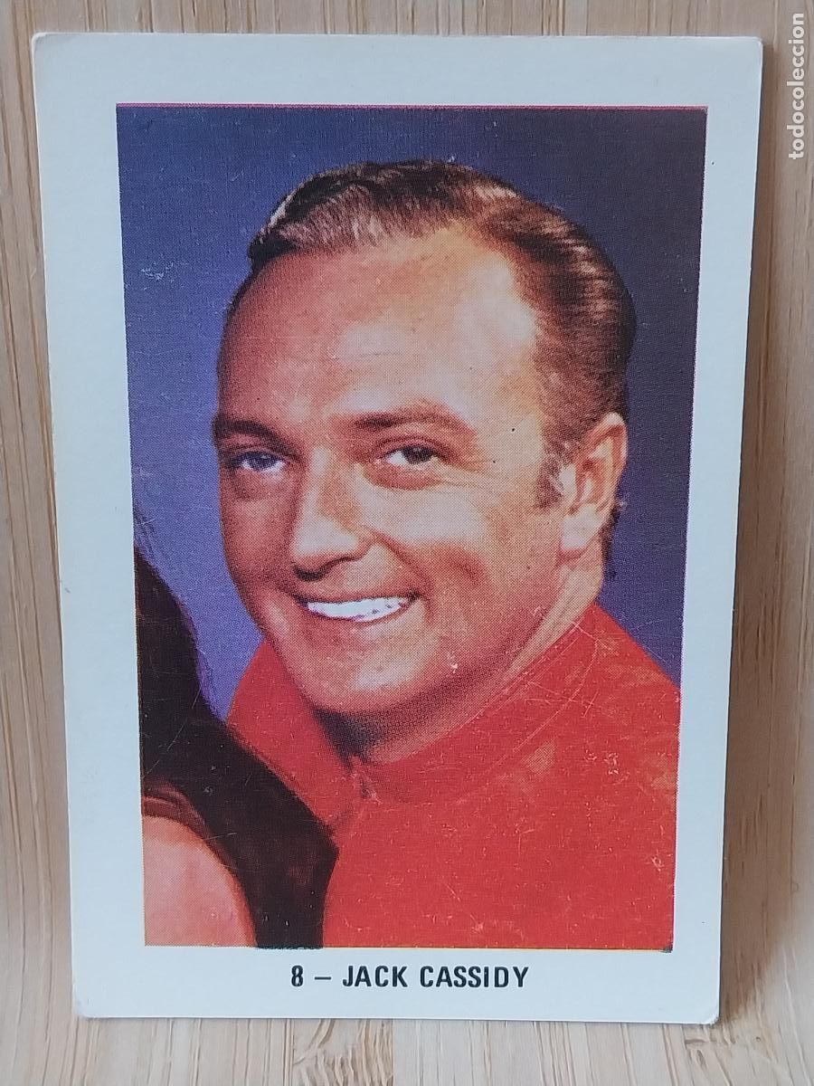 Coleccionismo Cromos antiguos: JACK CASSIDY GALERIA ARTISTAS 1971 FHER CROMO 8 SIN PEGAR NUNCA 7X4.7CMS ORIGINAL