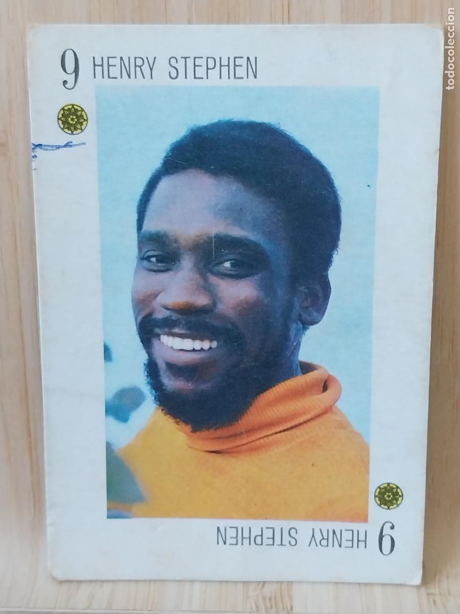 Coleccionismo Cromos antiguos: HENRY STEPHEN 9 OROS TELEBANCO CANCION TELE BANCO DORSO VERDE ORIGINAL A&Ntilde;OS 60