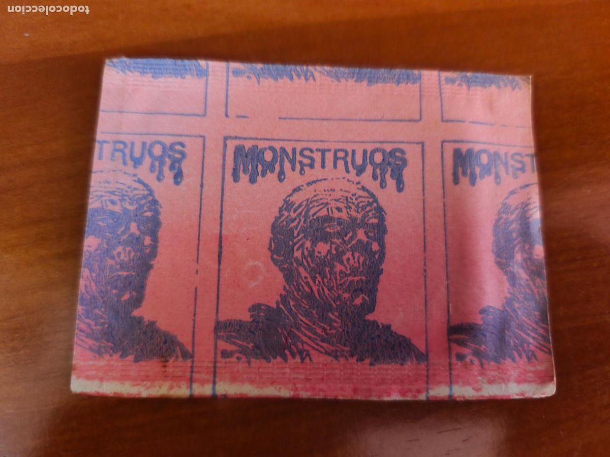 Coleccionismo Cromos antiguos: SOBRE SIN ABRIR DE MONSTRUOS DE RAYAUCA