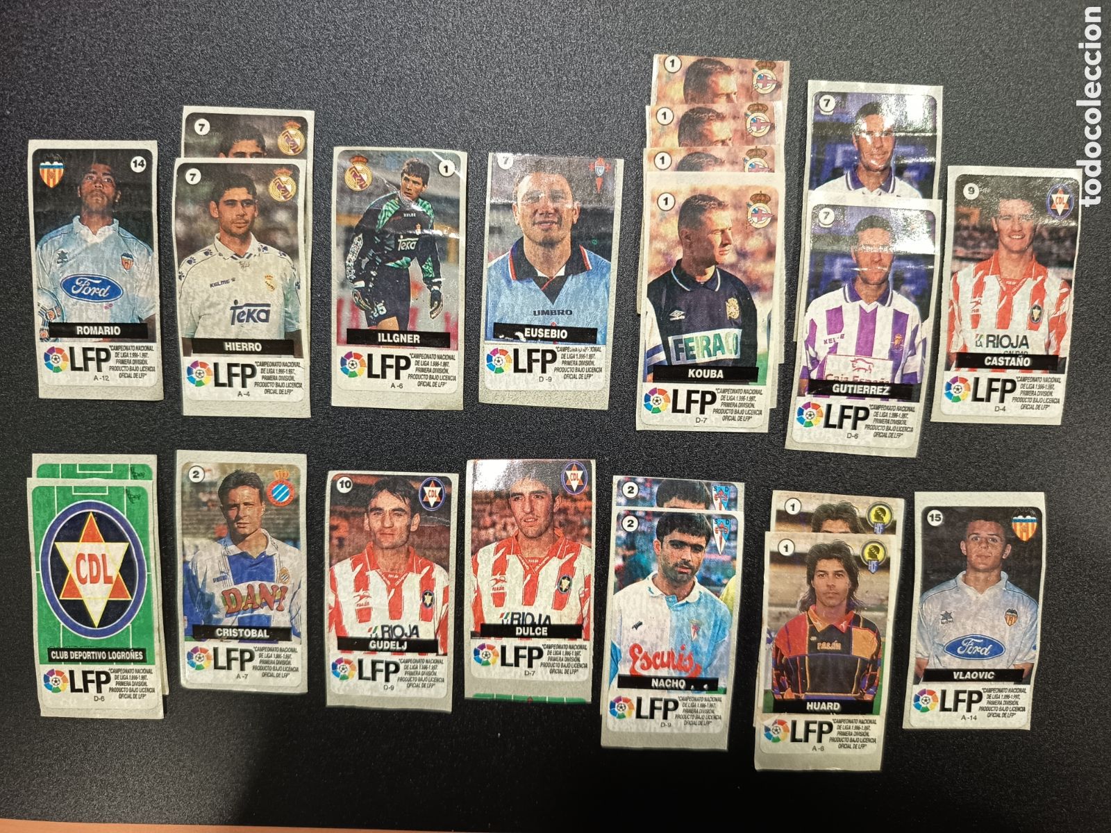 Coleccionismo Cromos antiguos: Lote 66 cromos CHICLE VIDAL LA LIGA DE ESTRELLAS 1996 1997 96 97 SIN PEGAR