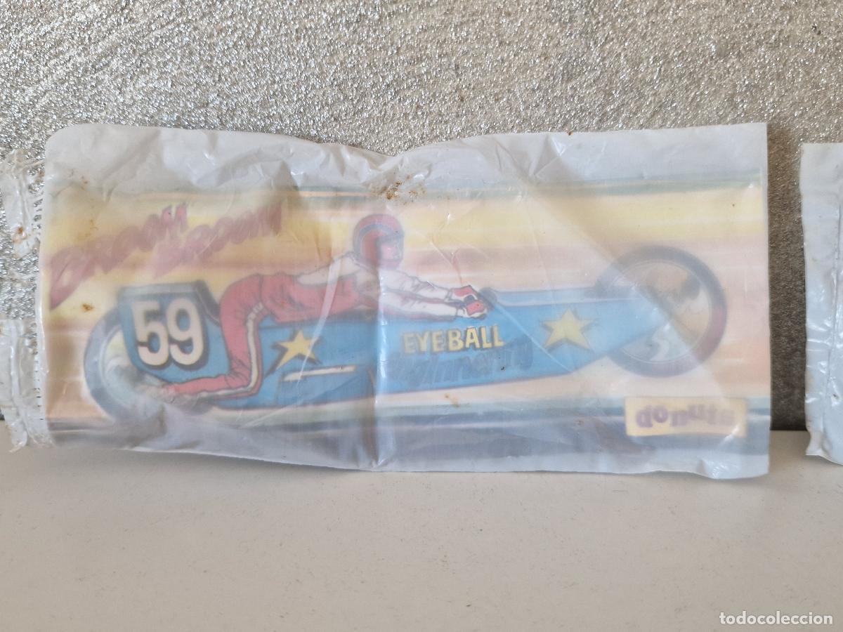 Coleccionismo cromos antiguos: DOS SUPER ADHESIVOS DONUTS SIN ABRIR - Foto 2