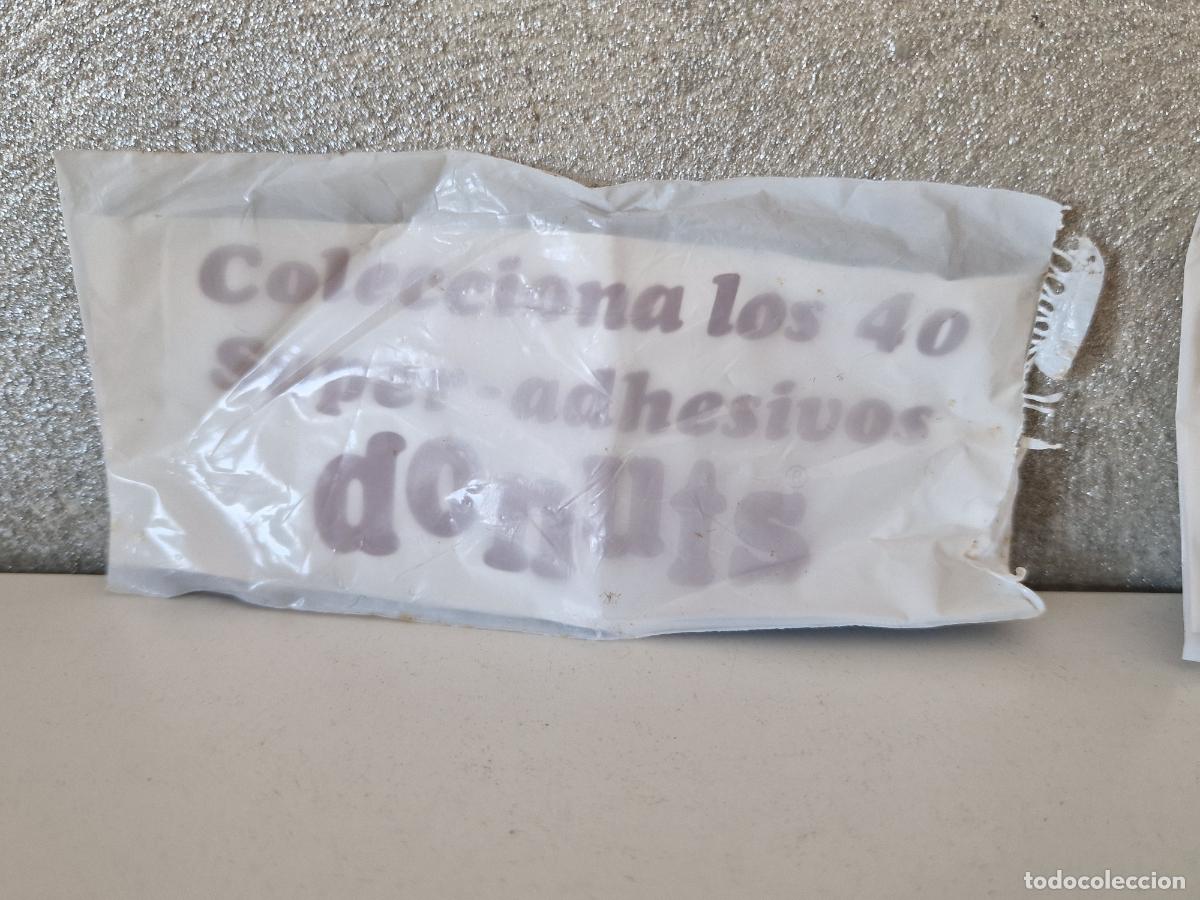 Coleccionismo cromos antiguos: DOS SUPER ADHESIVOS DONUTS SIN ABRIR - Foto 5