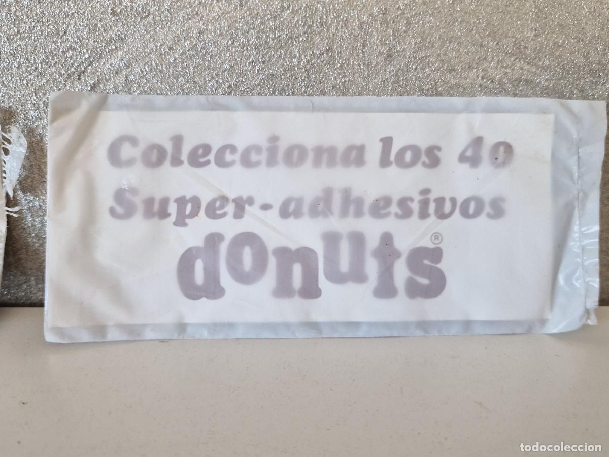 Coleccionismo cromos antiguos: DOS SUPER ADHESIVOS DONUTS SIN ABRIR - Foto 6