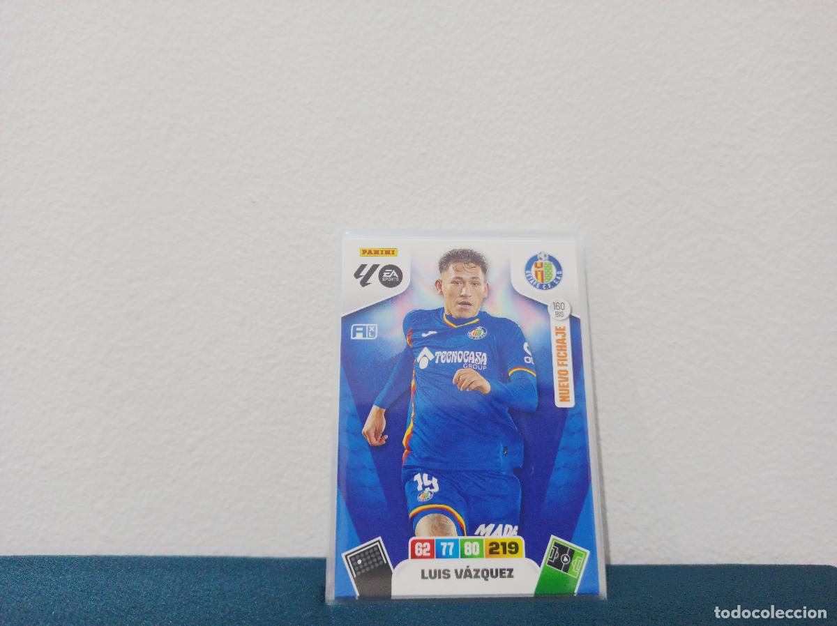 Collezionismo Figurine antiche: 160 BIS NUEVO FICHAJE LUIS V&Aacute;ZQUEZ BASE GETAFE CF PANINI ADRENALYN XL 25 26