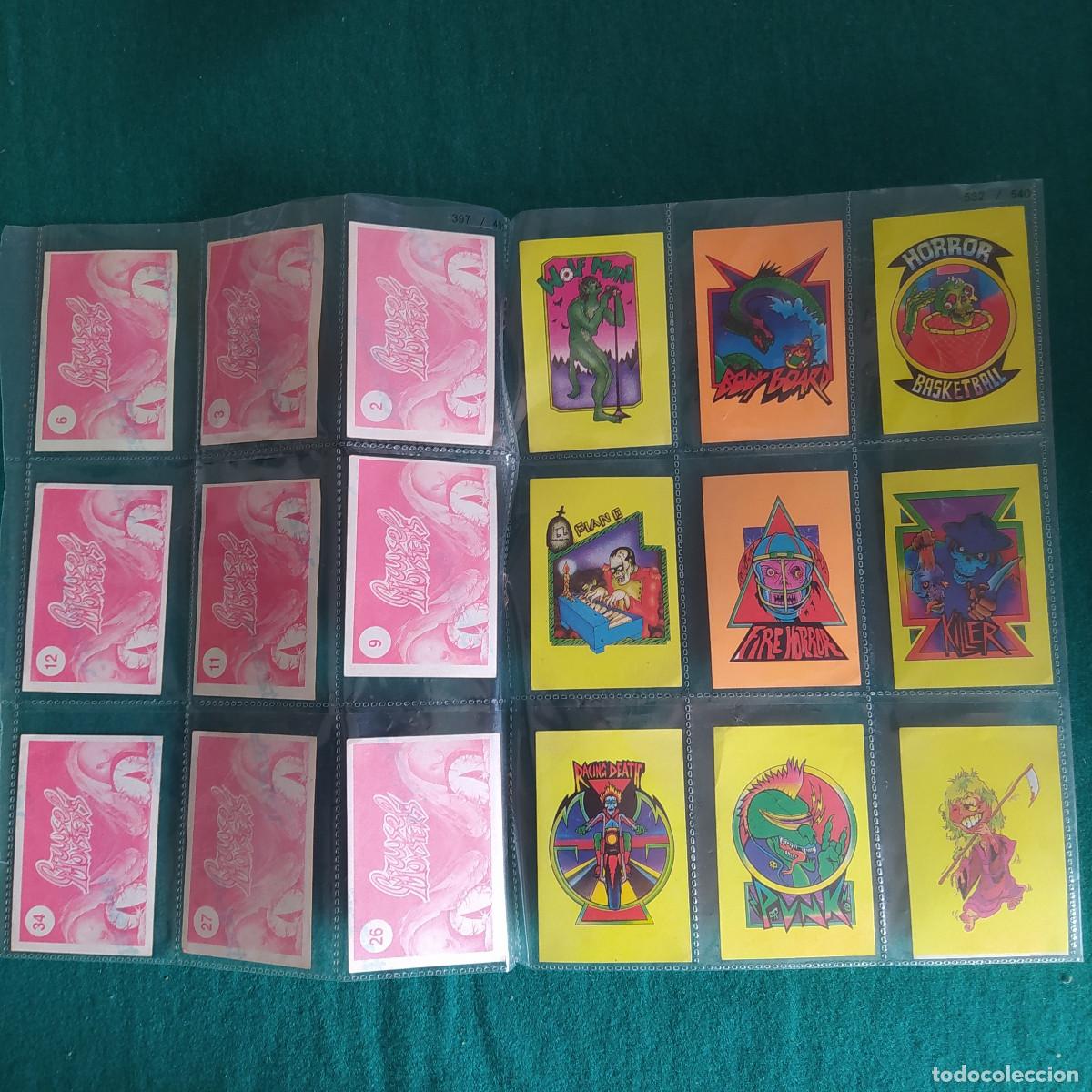 Coleccionismo cromos antiguos: 18 cromos Gruzel l monsters - Foto 2