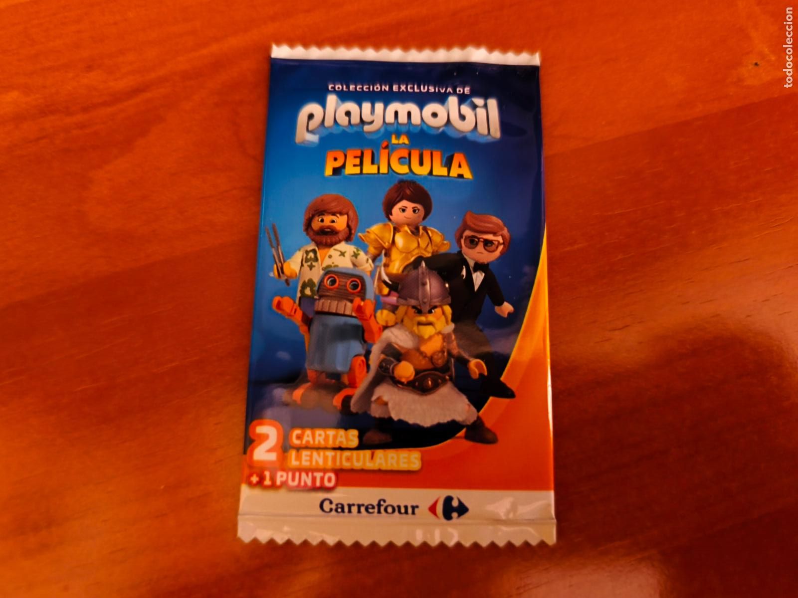 Coleccionismo Cromos antiguos: SOBRE SIN ABRIR DE PLAYMOBIL LA PEL&Iacute;CULA DE CARREFOUR