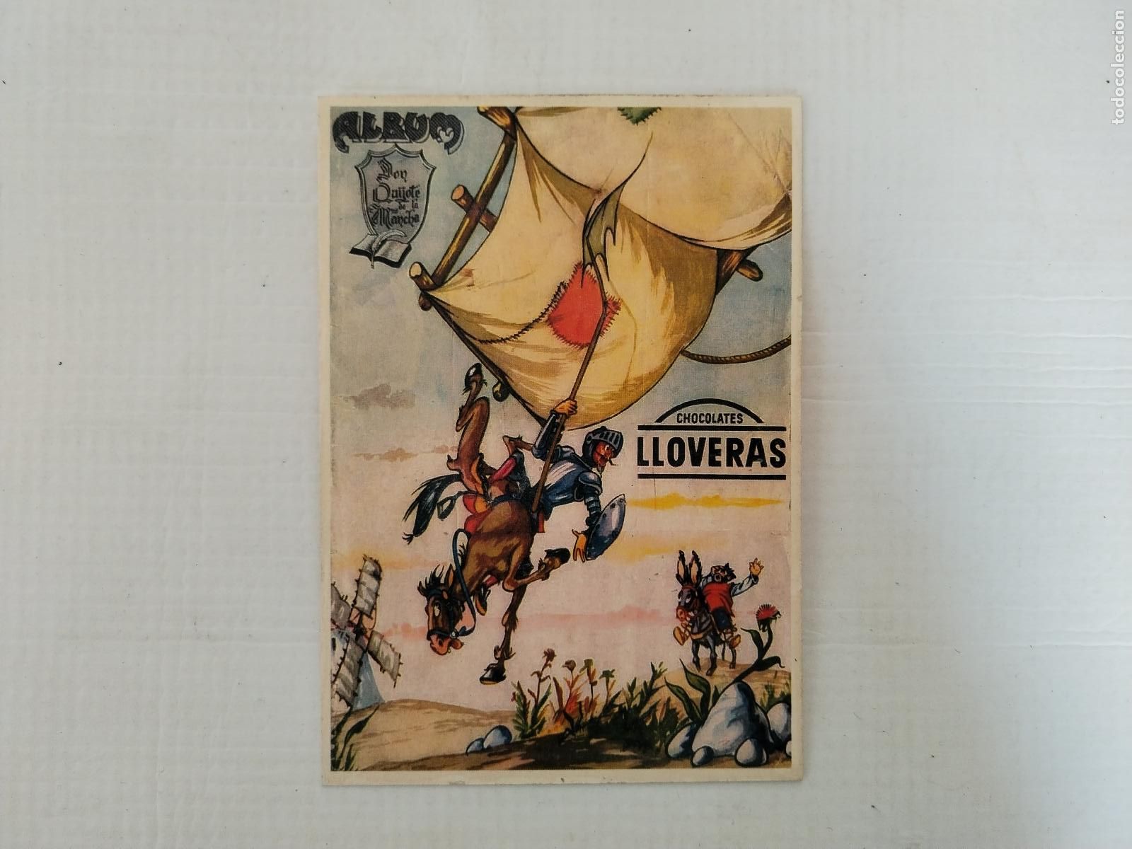 Coleccionismo Cromos antiguos: cromo chocolates lloveras, album don quijote de la mancha - c171