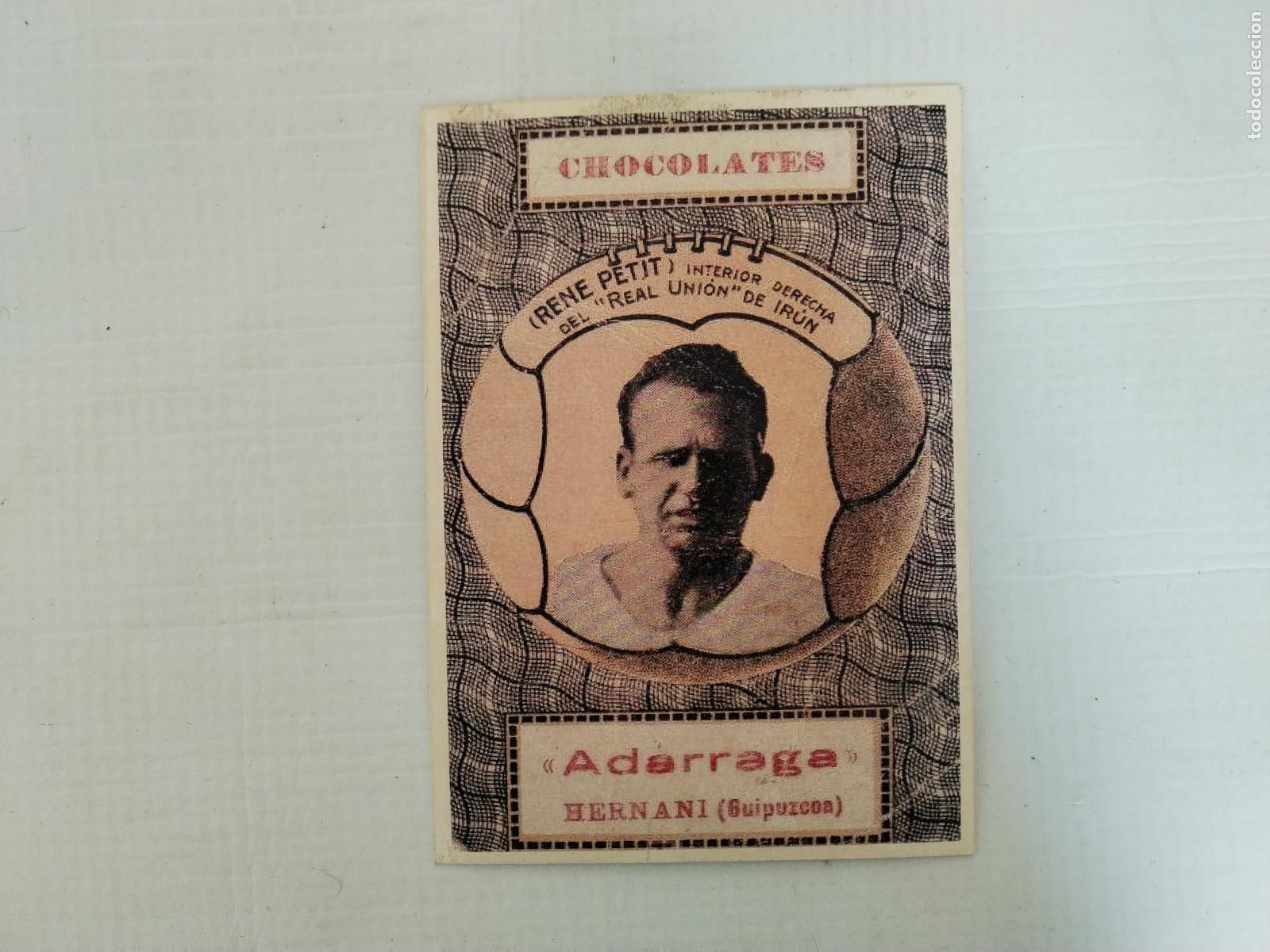 Coleccionismo Cromos antiguos: cromo chocolates adarraga hernani (guipuzcua rene petit del ir&uacute;n- c171