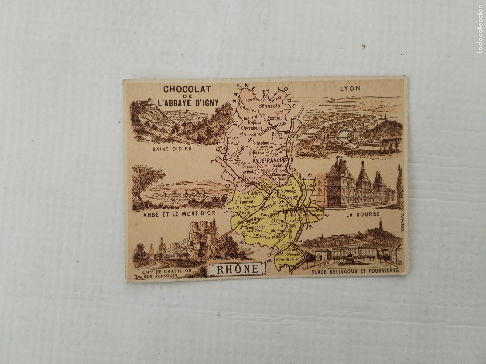 Coleccionismo Cromos antiguos: cromo chocolates de l'abbaye d'igny - rhone - c171