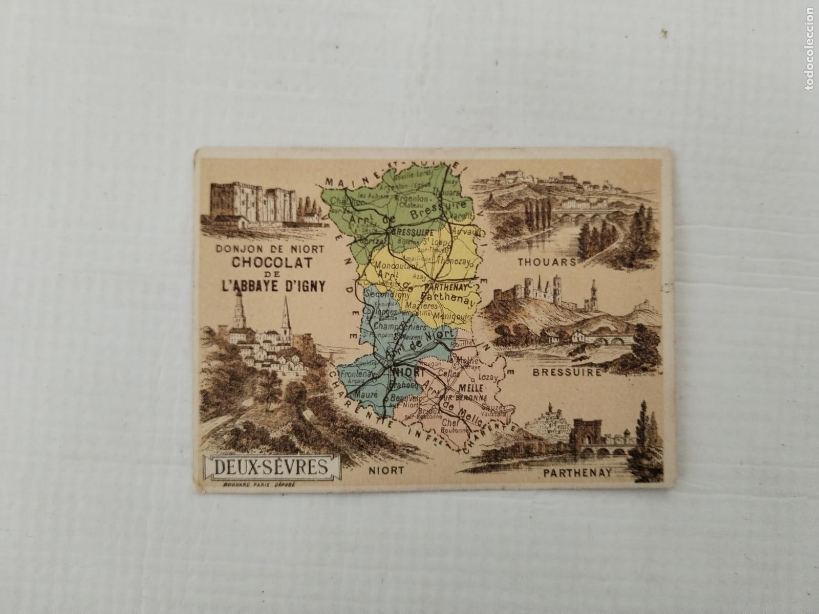 Coleccionismo Cromos antiguos: cromo chocolates de l'abbaye d'igny -deux-sevres - c171