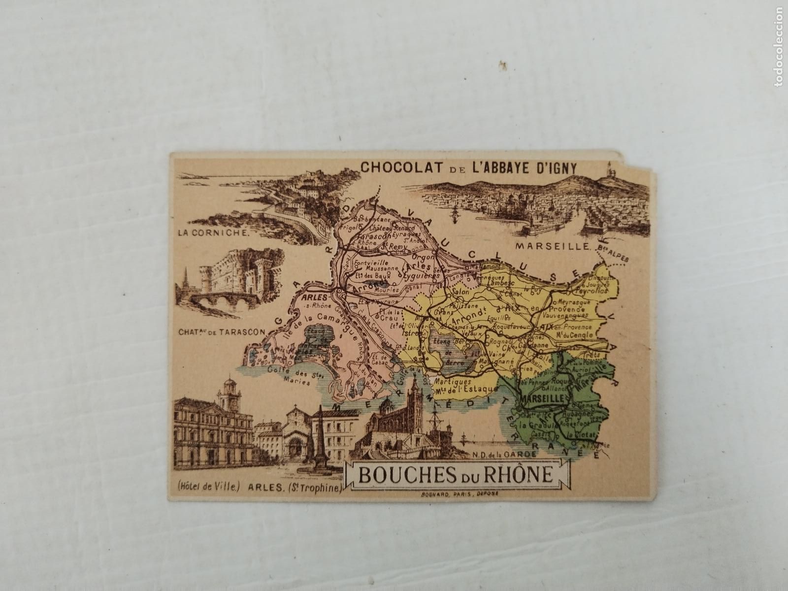 Coleccionismo Cromos antiguos: cromo chocolates de l'abbaye d'igny -bouches du rhone - c171