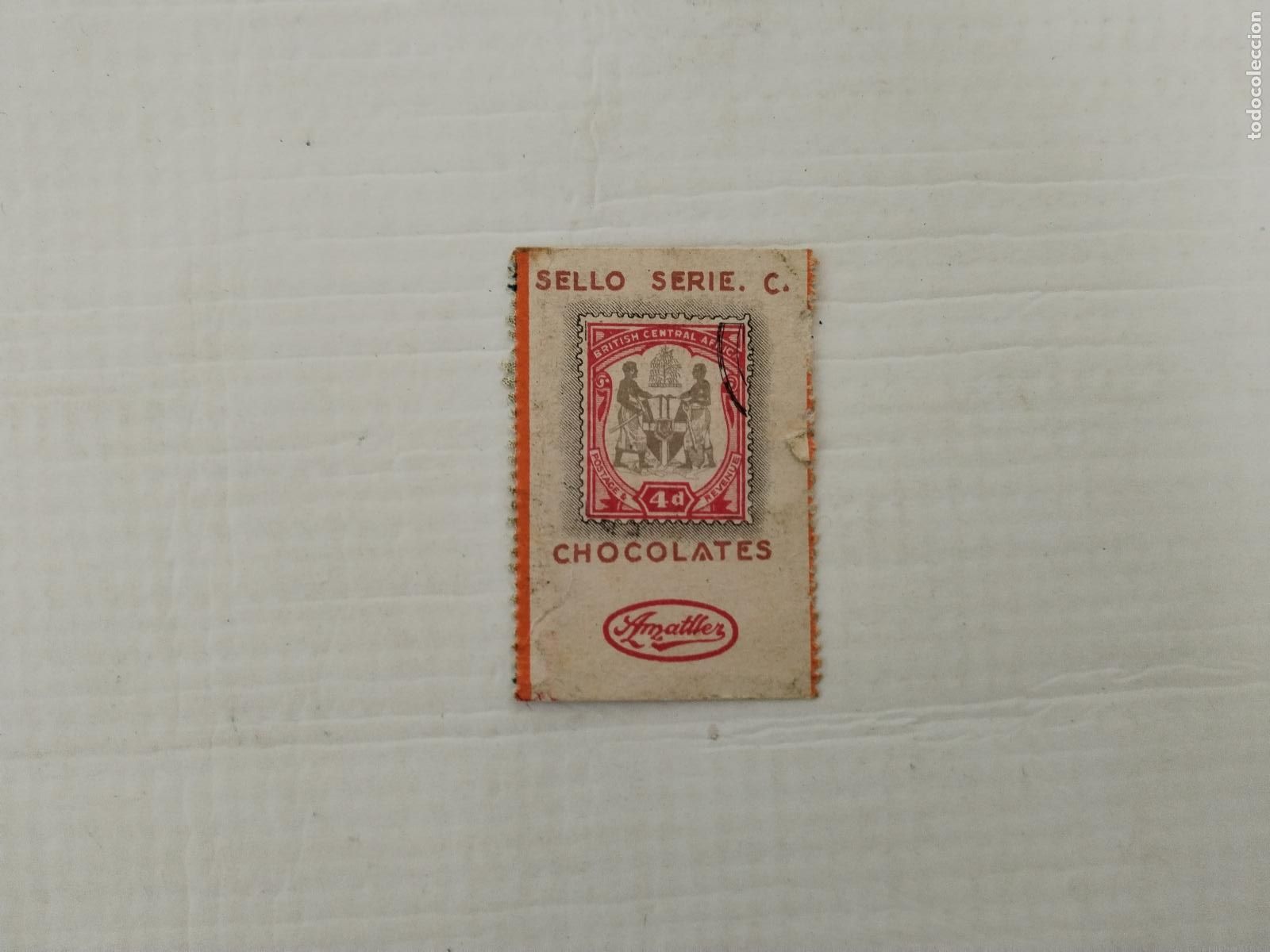 Coleccionismo Cromos antiguos: sello serie c. chocolates amatller cromo chocolates, brcelona - c171