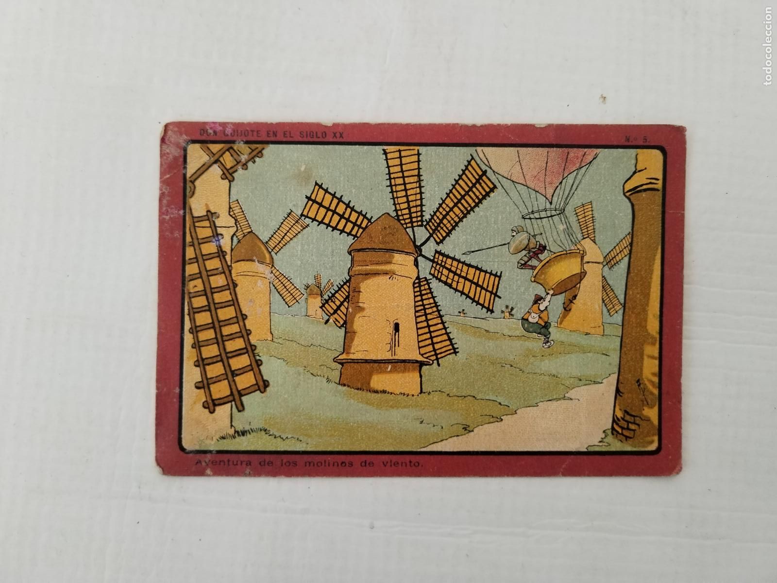 Sammeln alte Sammelbilder: cromo loza, porcelana y cristal - orihuela y sacristan - madrid - d.quijote de la mancha - c171