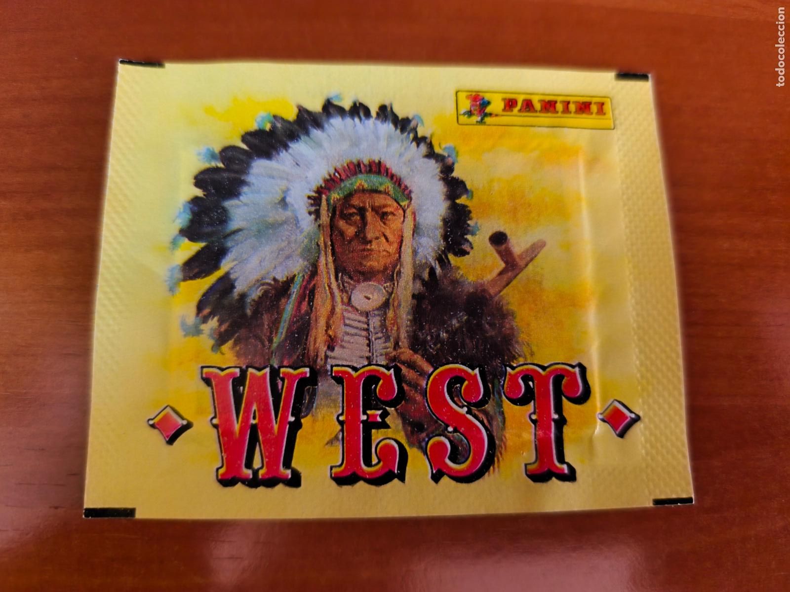 Collectionnisme Cartes &agrave; collectionner anciennes: SOBRE SIN ABRIR DE WEST DE PANINI