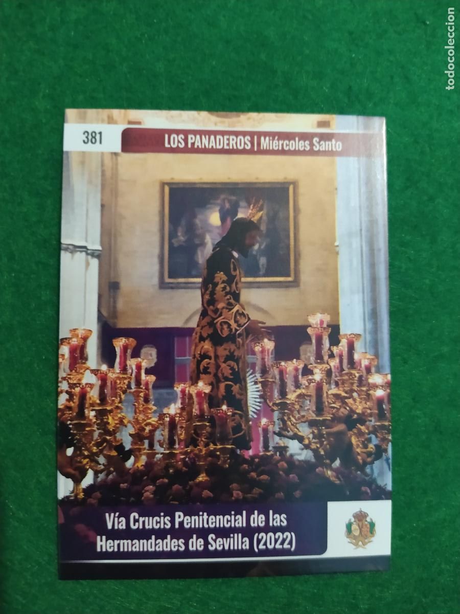 Coleccionismo Cromos antiguos: Holy cards Sevilla semana santa 2026 N&ordm; 381 LOS PANADEROS