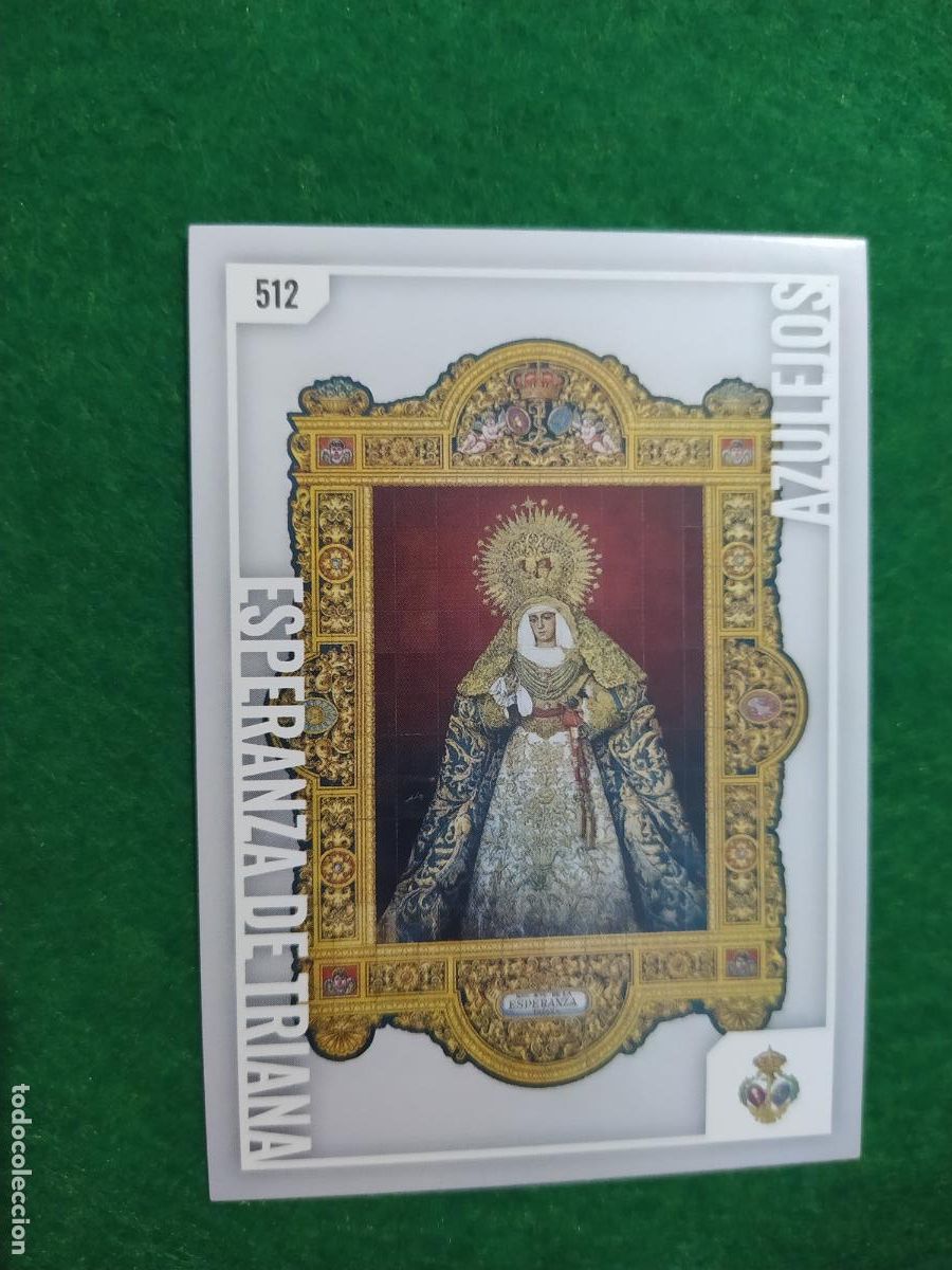 Coleccionismo Cromos antiguos: Holy cards Sevilla semana santa 2026 AZULEJOS N&ordm; 512 ESPERANZA DE TRIANA