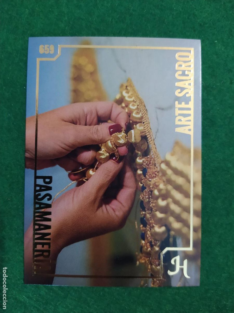 Coleccionismo Cromos antiguos: Holy cards Sevilla semana santa 2026 ARTE SACRO N&ordm; 659 PASAMANERIA