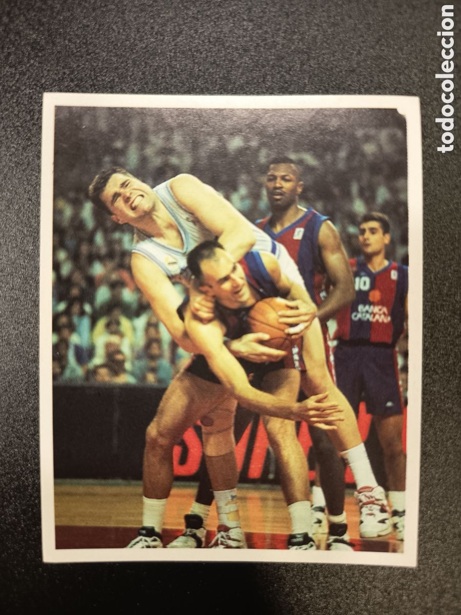 Colecionismo Cromos antigos: CROMO N&ordm; 282 SABONIS COLECCI&Oacute;N OFICIAL REAL MADRID 1994 1995 1994-95 MAGIC BOX INT SIN PEGAR (2)