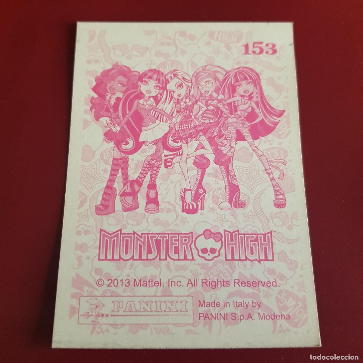 Coleccionismo cromos antiguos: PANINI - MONSTER HIGH - 2013 - 153 - NUNCA PEGADO - Foto 2