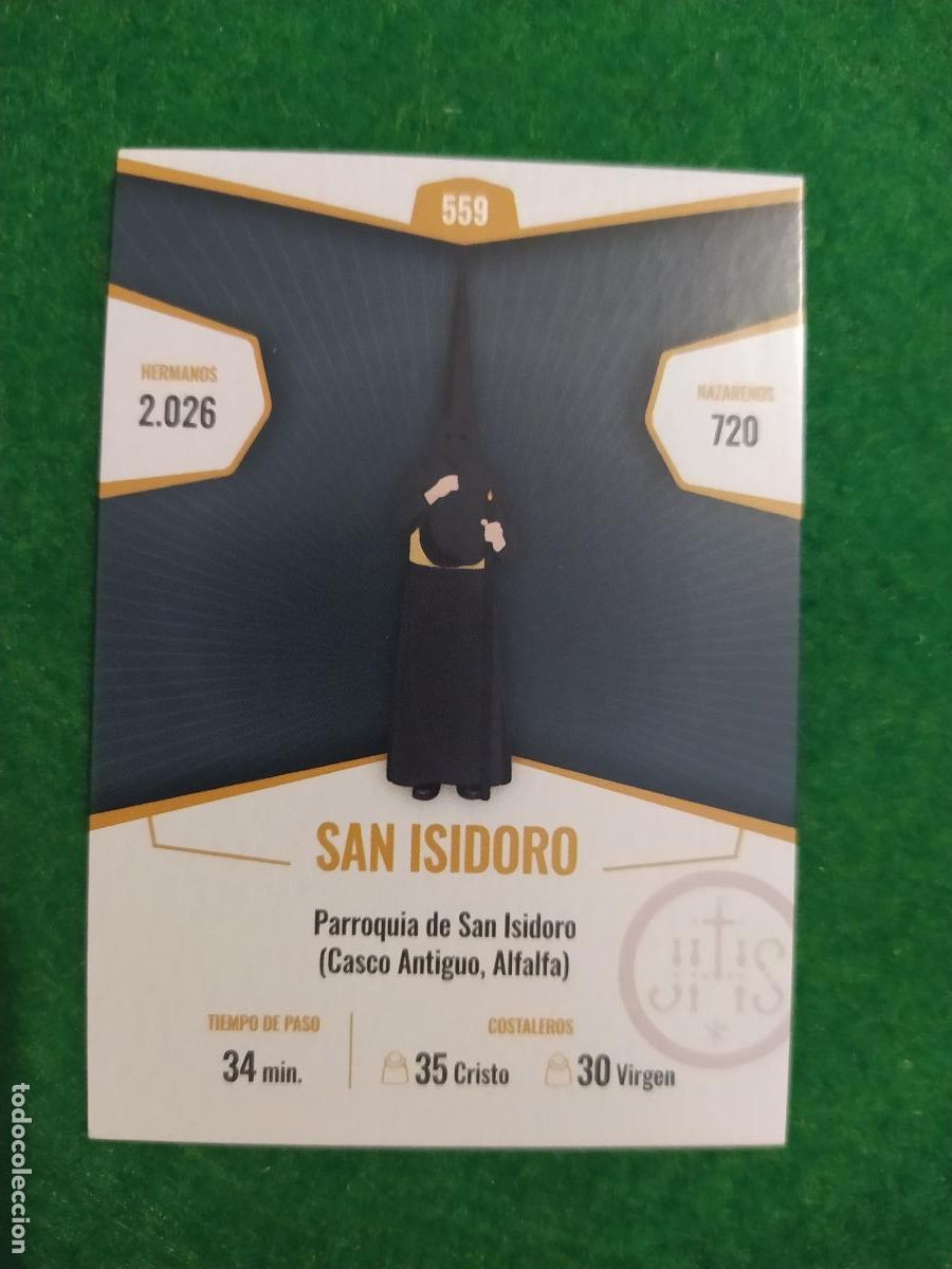 Coleccionismo Cromos antiguos: Holy cards Sevilla semana santa 2026 nazareno n&ordm; 559 SAN ISIDORO