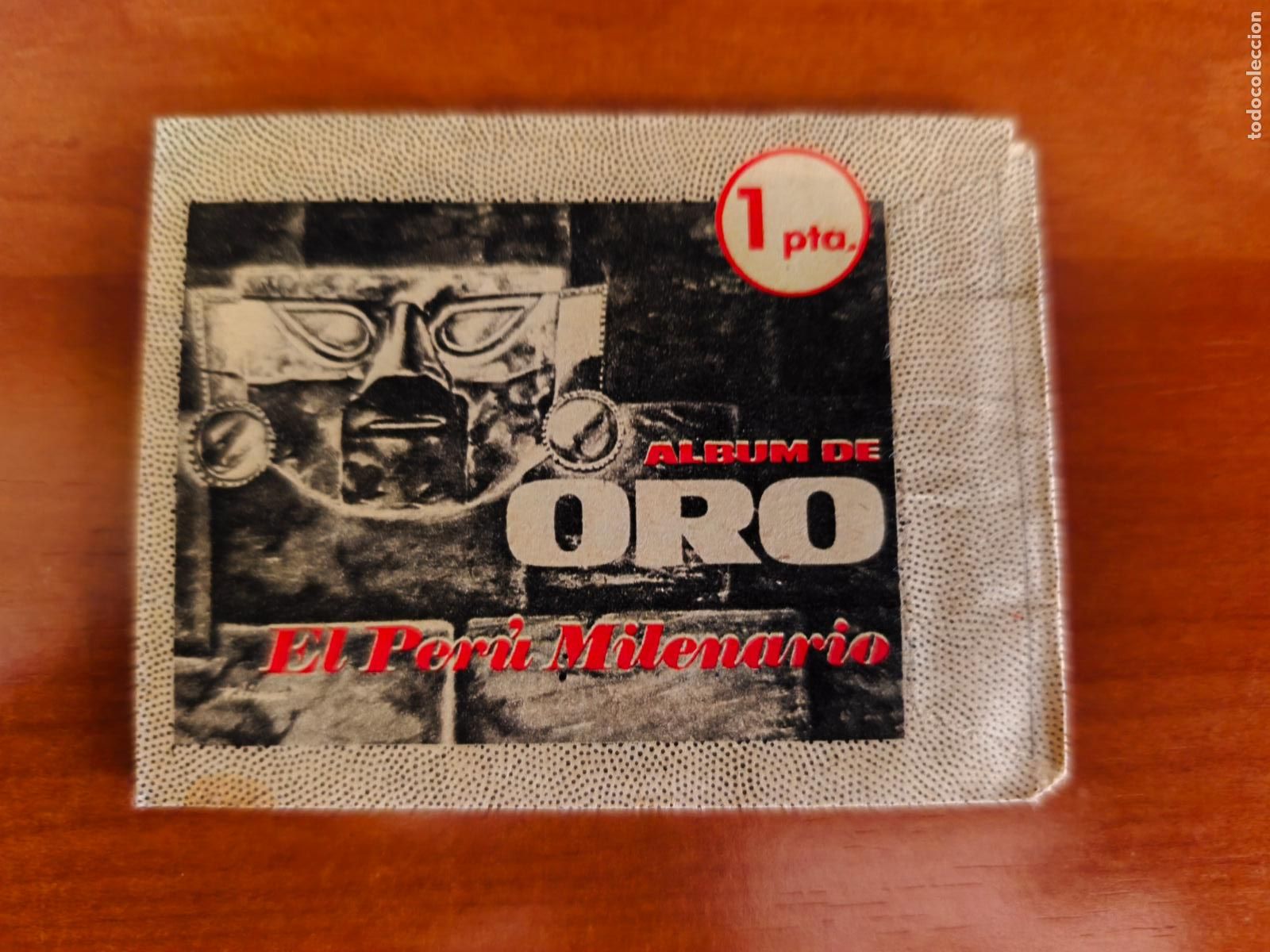 Coleccionismo Cromos antiguos: SOBRE SIN ABRIR DE ALBUM ORO EL PERU MILENARIO DE INCA