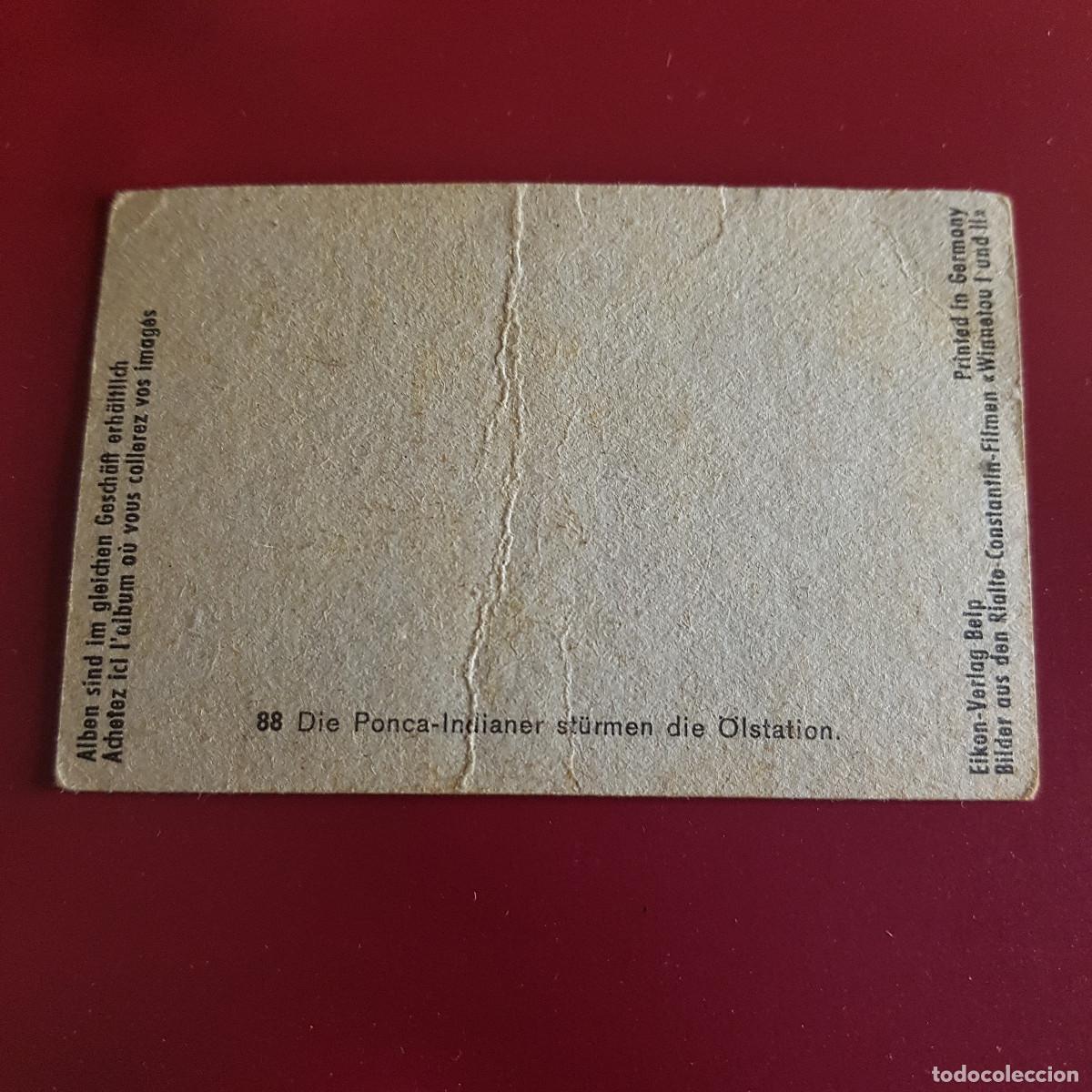 Coleccionismo cromos antiguos: WINNETOU III - 88 - NUNCA PEGADO - Foto 2