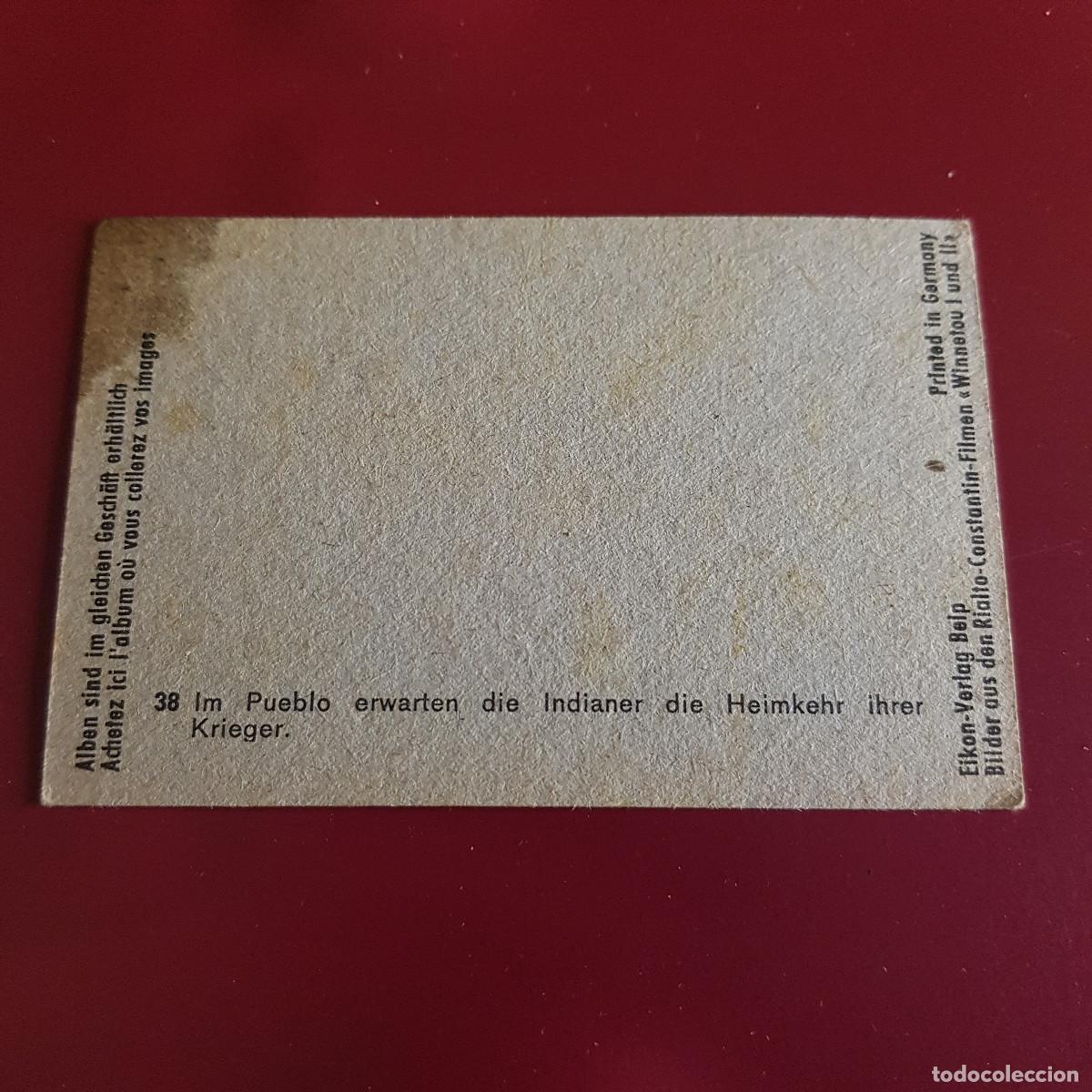 Coleccionismo cromos antiguos: WINNETOU III - 38 - NUNCA PEGADO - Foto 2