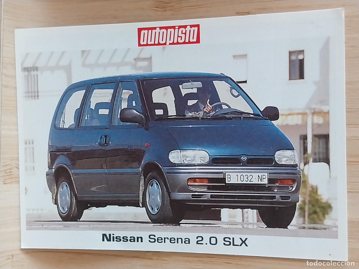 Coleccionismo Cromos antiguos: NISSAN SERENA 2.0 SLX CROMO ADHESIVO SIN PEGAR NUNCA 9.8X6.8CMS