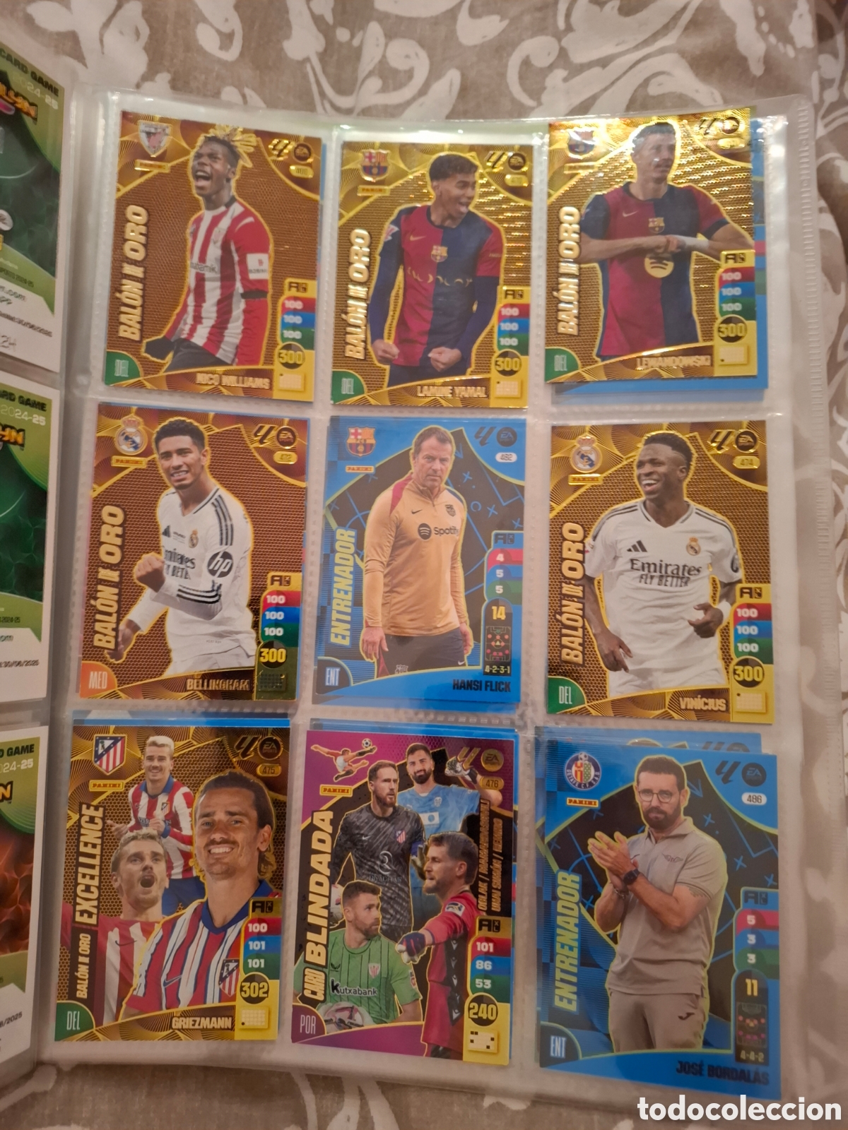 Coleccionismo Cromos antiguos: Album adrenalyn liga 24-25 con 541 cartas cromos