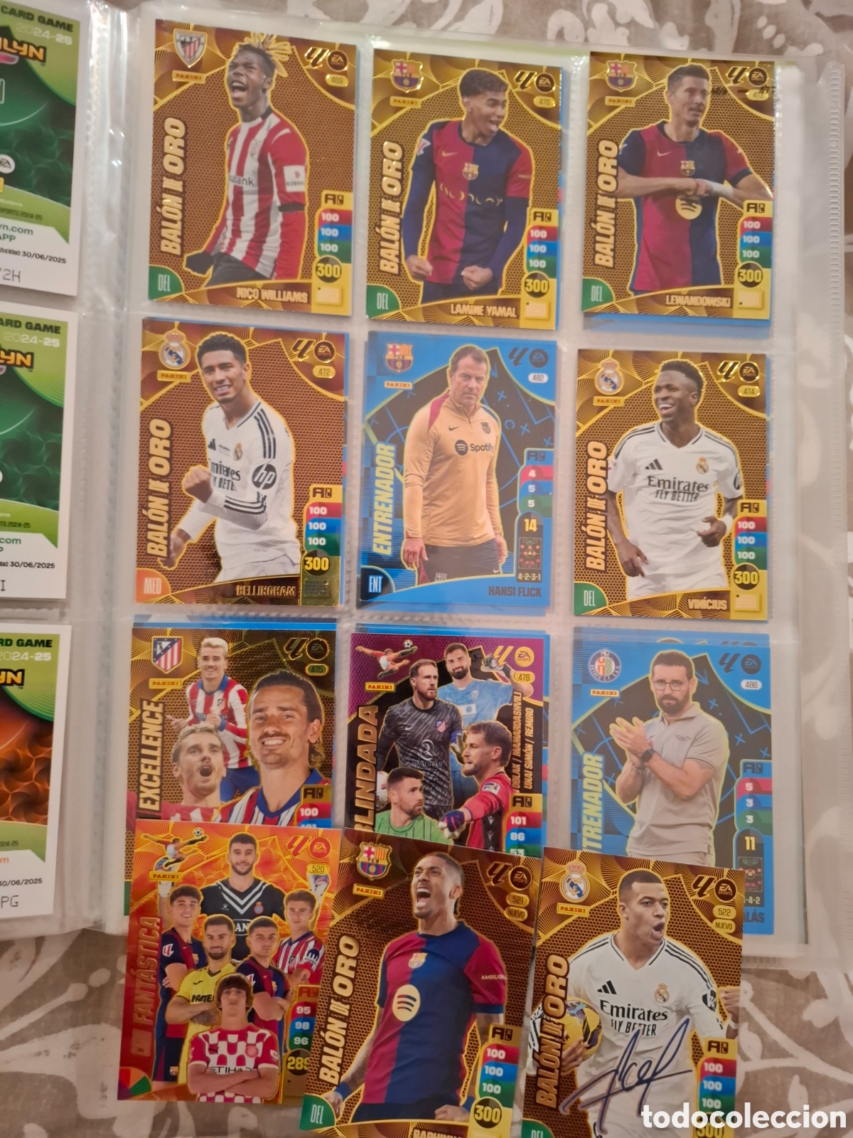 Coleccionismo Cromos antiguos: Album adrenalyn liga 24-25 con 541 cartas cromos