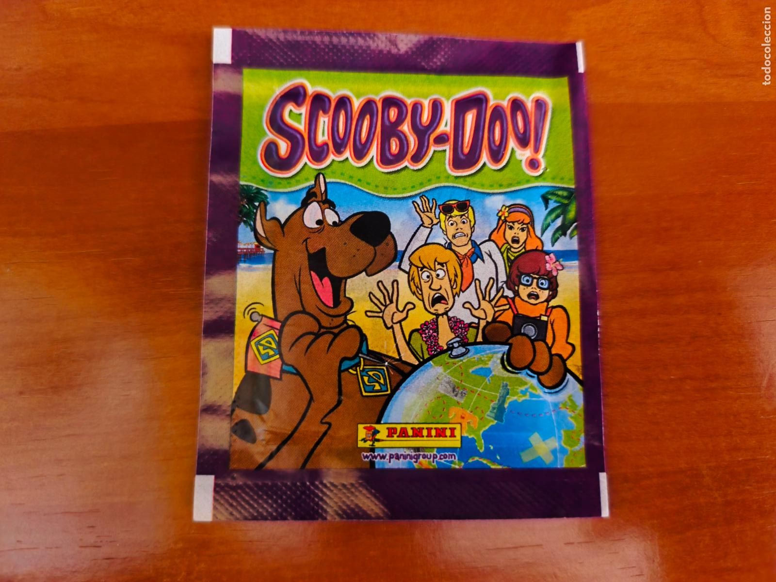 Coleccionismo Cromos antiguos: SOBRE SIN ABRIR DE SCOOBY DOO DE PANINI