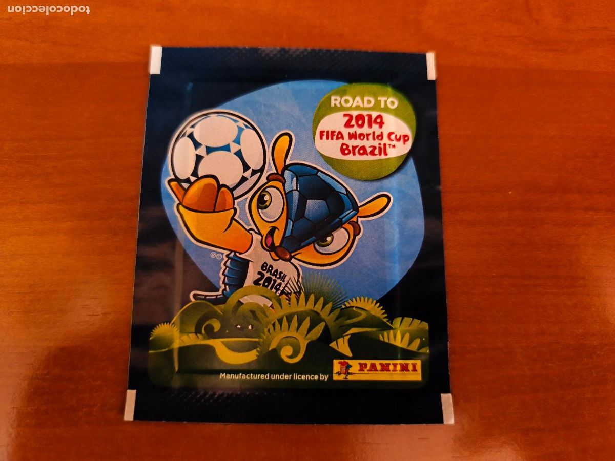 Coleccionismo Cromos antiguos: SOBRE SIN ABRIR DE FUTBOL ROAD TO BRASIL 2014 DE PANINI