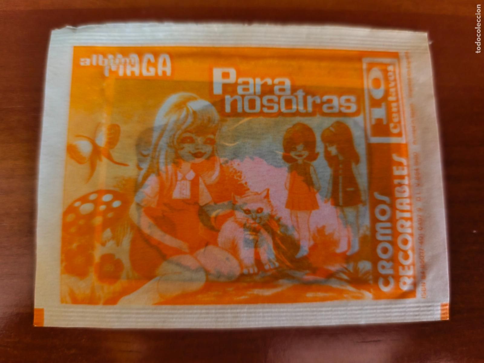 Coleccionismo Cromos antiguos: SOBRE SIN ABRIR DE ALBUM MAGA PARA NOSOTRAS SOBRE NARANJA DE MAGA