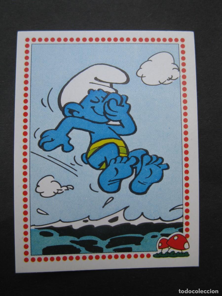 Coleccionismo cromos antiguos: PITUFOPARADE - CROMO N&ordm; 123 - PANINI - NUNCA PEGADO. - Foto 1