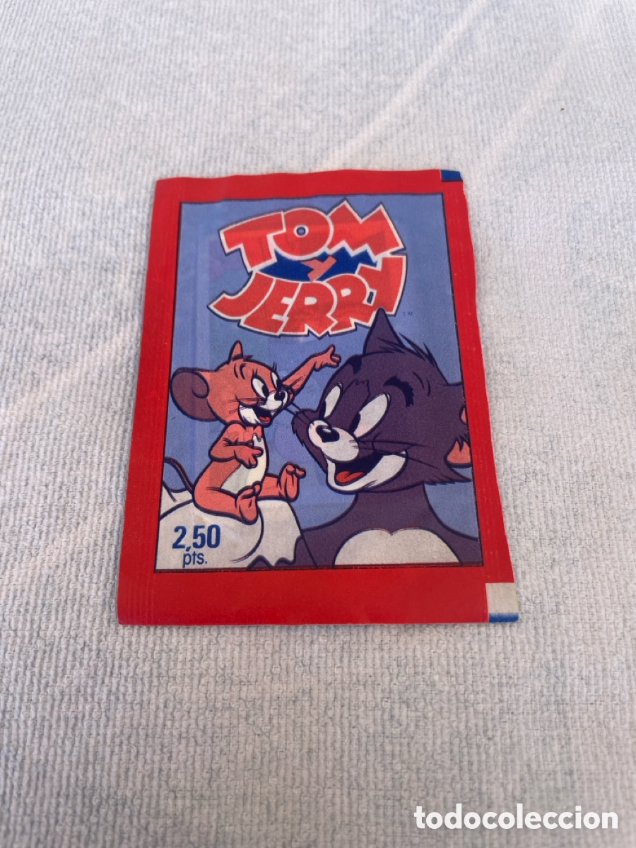 Coleccionismo cromos antiguos: Sobre de cromos sin abrir TOM Y JERRY - Foto 1